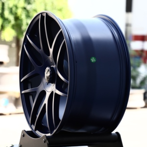 Jantes forgées HTOR 5x112 style FF10, maille 19x9.5 20x10.5, bleu mat, compatibles avec M3 M4 C63 RS5 RS7 Panamera Giulia Taycan G80 - Product Image 3