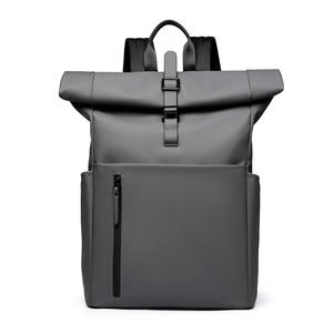 Mochila Casual para Hombre, Moderna, con Borde Enrollado, Expandible, Impermeable, para Trabajo, Viajes y Computadora - Product Image 4