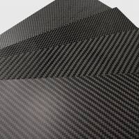 Panel Laminasi Serat Karbon 3K yang Diperkuat, Tebal 1mm 2mm 3mm 5mm 7mm,  Kustom,  Tenun Twill Matte, Lembaran Serat Karbon
