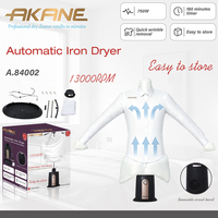 Séchoir à vêtements automatique AKANE A.84002 750W 13000RPM avec minuterie 180 min, élimination rapide des plis, rangement facile