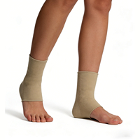 Manchon de soutien de cheville élastique sans couture, respirant, à compression, en Nylon/Spandex, à enfiler, pour usage quotidien unisexe