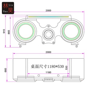 Moderno LED lucido effetto specchio in acciaio inox Bar DJ Booth Nightclub & KTV vetro tavoli in metallo per locali notturni e sala Karaoke - Product Image 3