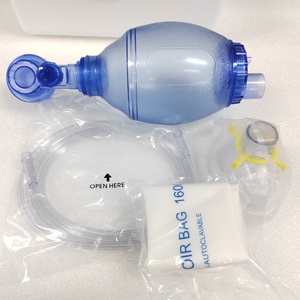 ถุงช่วยหายใจแบบพกพา PVC สำหรับการฝึกซ้อม CPR รุ่นใช้งานทางการแพทย์แบบง่าย - Product Image 3