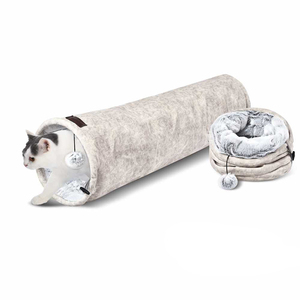 Новый дизайн, складная мягкая плюшевая туннельная кровать для домашних животных - Product Image 1