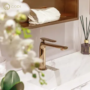 GODI High-End-Badezimmers chrank im Luxus-Stil mit zwei Spiegels chränken