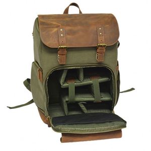 BSCI Factory Custom professional large capacity canvas dslr video digital gear & <b>camera</b> bags <b>backpack</b> for travel - Product Image 4