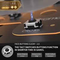 Accessoires de jeu originaux EXtremeRate, boutons tactiles personnalisés, kit de clics améliorés pour manette PS5, mod pour joystick