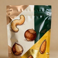 Sachet Doypack Personnalisé en CPP Qualité Alimentaire avec Impression Numérique, Scellable à Chaud, Fermeture Zip Refermable, Anti-humidité, en Mylar pour Biscuits et Snacks