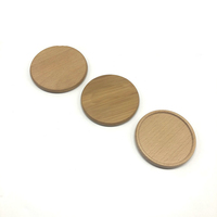 Ensemble de sous-verres modernes créatifs en bambou et noyer de haute qualité, carré en bois, rond, pour la cuisine, le bureau, la table, la maison