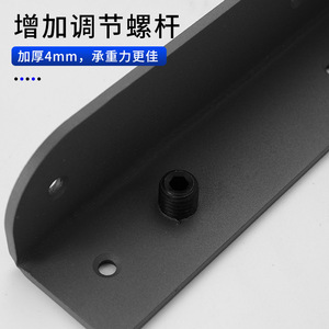 Heavy Duty Triangular <b>Shelf</b> Support Cold Rolled Steel Indoor Durable <b>Floating</b> <b>Bracket</b> - Product Image 1