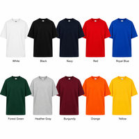 Lot de 10 T-shirts en coton épais 250 g/m² - Expédition rapide - Essentiels pour les petites entreprises
