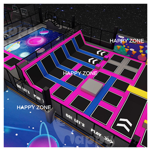 Parque Infantil Interior con Temática Espacial |   Parque de Trampolines Comercial con Pista de Go-Karts y Circuito de Obstáculos Ninja, Gran Parque de Atracciones - Product Image 3