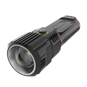 ไฟฉาย LED แบบชาร์จไฟกลางแจ้งได้ ปรับซูมได้ ปรับความสว่างได้ ตัวเรือนอลูมิเนียมอัลลอยด์ กันน้ำ ใช้งานได้นาน พกพาสะดวก - Product Image 1