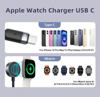 Câble de charge multi USB2.0 3 en 2 Câble USB C pour chargeur IWatch Chargeur magnétique IWatch