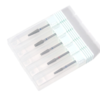 Fraise à ongles diamantée conique professionnelle de qualité supérieure, fraises diamantées en acier dentaire, coupe-cuticules, lime à ongles électrique, vente en gros d'usine