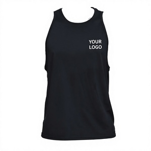 Camiseta sin mangas para hombre, para fitness, correr, gimnasio, chaleco deportivo, camiseta interior transpirable, 100% poliéster, ropa deportiva. - Product Image 3