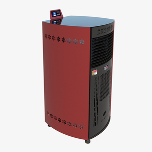 Termostufa <span class=keywords><strong>a</strong></span> Pellet Idro da 19kW in Acciaio <span class=keywords><strong>a</strong></span> Libera Installazione con Alimentazione Automatica, Camino <span class=keywords><strong>a</strong></span> Biomassa per Riscaldamento Interni dal Design Moderno, 3 Anni di Garanzia - Product Image 5