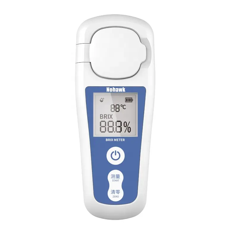 Intervallo 0-35% misuratore di concentrazione di zucchero ad alta precisione test dell'indice di rifrazione display digitale rifrattometro brix