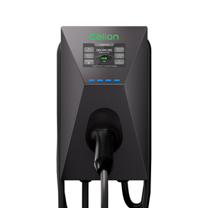 Estación de Carga para Vehículos Eléctricos OEM de 7-22kw AC, con Enchufe Tipo 1 o Tipo 2, Montada en el Suelo, para Autos Tesla - Product Image 2