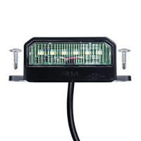 Feux de plaque d'immatriculation de remorque étanche EMARK 6 LED feux arrière 12-24V pour caravanes de camion de bateau