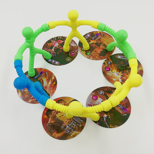 Imanes para nevera, juguete magnético con figuras, 5 piezas, plástico magnético fuerte, forma irregular, regalo de cumpleaños - Product Image 3