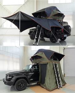 Vente en gros à bas prix tente de toit de voiture pour 4 personnes pour la terre sauvage tente de toit de voiture avec une structure de chambre à coucher structure de tente de voiture supérieure - Product Image 6