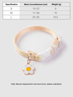 Collier de sécurité réglable pour animaux de compagnie - Bande d'identification douce à dégradé de couleurs avec boucle de déverrouillage rapide