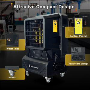 110-240V Refroidisseur d'air par évaporation au sol CE ETL ventilateur de <span class=keywords><strong>climatiseur</strong></span> portable pour extérieur industriel - Product Image 4