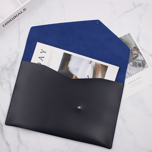 Bolsa para documentos de cuero PU, funda universal para tablet, cubierta de cuero, funda protectora, bolsa para documentos de reuniones A4, personalizada. - Product Image 4