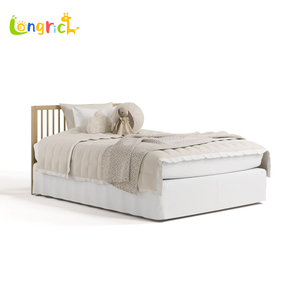 Mid-Century Retro Solid Wood <strong>Crib</strong> Montessori Kids Bed And Toddler House For Modern Bedrooms And School - Product Image 4