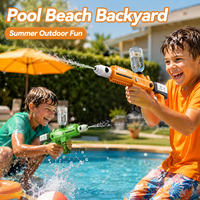 Pistolet à eau électrique LED SQ05B avec connecteur de bouteille, sans remplissage, pour enfants, idéal pour piscine et jardin au Canada