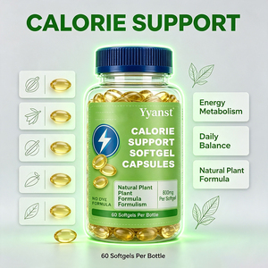 Capsules molles de soutien calorique à base de plantes naturelles 800mg 60 unités – Favorisent le métabolisme des graisses et l'équilibre énergétique pour un mode de vie actif – OEM - Product Image 3