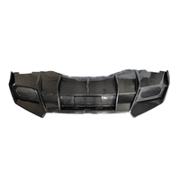 Kit de carrosserie de diffuseur arrière de lèvre de pare-chocs arrière de lèvre arrière de fibre de carbone de M pour Lamborghini Huracan LP610 LP580