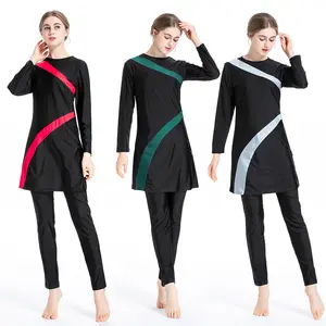 Hot Sell Factory Direct Sales Muslim Conservative Swimsuit Muslim Middle East Express Three Piece Sports Suit Swimsuit Suit