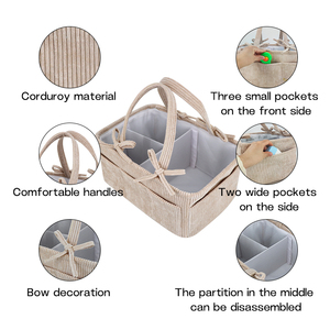 Organisateur de couches <span class=keywords><strong>pour</strong></span> bébé <span class=keywords><strong>pour</strong></span> <span class=keywords><strong>table</strong></span> à <span class=keywords><strong>langer</strong></span>-<span class=keywords><strong>Panier</strong></span> de rangement élégant <span class=keywords><strong>pour</strong></span> pépinière, <span class=keywords><strong>panier</strong></span> de couches <span class=keywords><strong>pour</strong></span> voiture <span class=keywords><strong>pour</strong></span> garçon ou fille - Product Image 4