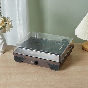Vente Flash : Lecteur de disques vinyles rétro multifonctionnel 2 vitesses, anti-skating, entraînement par courroie, vinyle 5.0, 4 canaux stéréo, arrêt automatique - Product Image 5