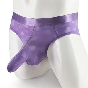 Sous-vêtements pour hommes, caleçons sexy ultra-fins respirants en forme de trompe d'éléphant, lingerie, sous-vêtements en maille de soie glacée pour adultes - Product Image 2