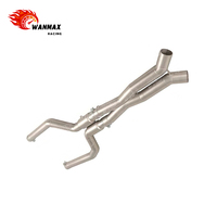 Tubo de Escape Medio de Acero Inoxidable T304 Premium, Kit de Tubo en X Personalizado para BMW M5 F90 4.4T V8