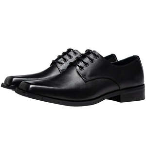 Nuevos zapatos formales italianos hechos a mano con punta cuadrada, clásicos y modernos, zapatos casuales de cuero para hombre de diseñador. - Product Image 5