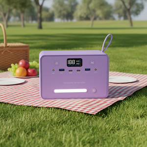 Générateur solaire d'urgence MIQ pour la maison et l'extérieur, 100 W, batterie portable LifePO4, banque d'alimentation mobile, station d'alimentation pour le camping - Product Image 6
