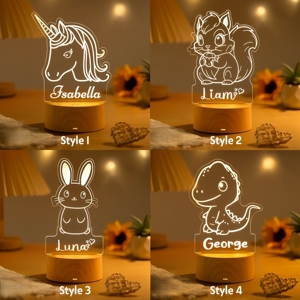 2025 Home Decoration 3D LED Anime Style Multicolor Night <b>Light</b> ABS Base - Product Image 3