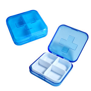 กล่องยาพลาสติกขนาดเล็กแบบพกพาสำหรับจัดเก็บยาประจำวัน ไม่ทำร้ายมือ - Product Image 3