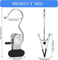 Cintres de botte pour placard cintre à linge crochet gain de place Clips de suspension de botte portables en gros pour l'utilisation des vêtements
