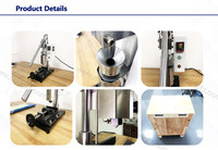Petite machine de moulage par injection manuelle de bureau pour test d'extrusion de moules en plastique