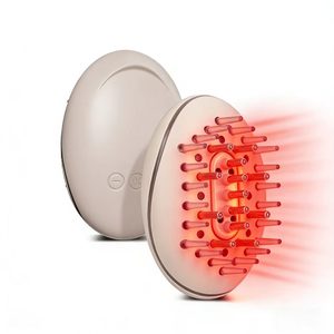 New <b>Mini</b> <b>LED</b> <b>Light</b> Hair Growth Comb Electric EMS Microcurrent Waterproof Hair Care Liquid Sclap Massager Hair Straightener - Product Image 1