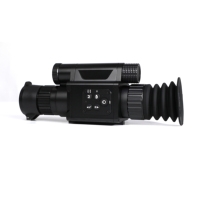 Monoculaire de vision nocturne infrarouge 4K avec zoom 20X, étanche, enregistrement vidéo 30fps, portée IR 300m, prise en charge carte TF