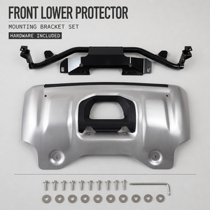Protector Inferior Delantero para Auto, Protector de Parachoques, Placas Protectoras Originales Plateadas para <span class=keywords><strong>Defender</strong></span> 2020, Accesorios - Product Image 4