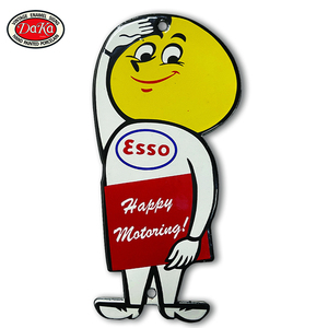 แผ่นป้ายทะเบียนหัวหน้าของอินเดียแบบย้อนยุคสำหรับตกแต่งจานเคลือบน้ำมันมอเตอร์แก๊สน้ำมันพอร์ซเลน - Product Image 5