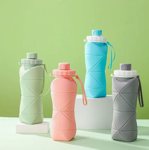 Pajita Plegable de Silicona Creativa, de Grado Alimenticio, Resistente a Altas Temperaturas, 600 ml, para Beber Directamente, Portátil, para Viajes y Actividades al Aire Libre - Product Image 5