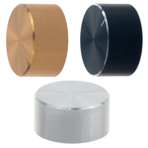 Bouton de commande rotatif 25x13mm pour encodeur, potentiomètre, amplificateur audio, synthétiseur, contrôle du volume - Product Image 4